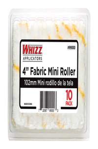 Whizz Fabric 4 in. W X 1/2 in. Mini Paint Roller Cover 10 pk