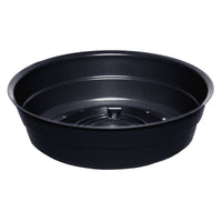 Curtis Wagner Plastics Corp Black Vinyl Plant Saucer 4 x 4 x 1 in. (Pack of 25)