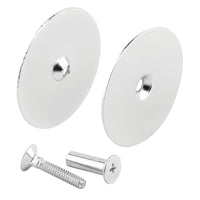 Prime-Line Defender Security Chrome Silver Steel Hole Filler Plate 1 pk