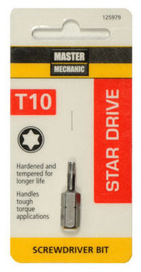 Torx 10 Insert Bit, 1-In. (Pack of 6)