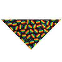 TOP PERFORMANCE Multicolored Love Is Love Bandana