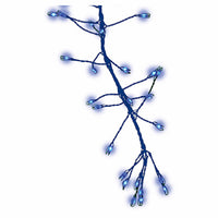 Micro Big Seed Cluster LED Light Set, Blue Wire, Blue Twinkle, 216-Ct.