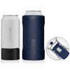 Brumate Hopsulator Trio 16 oz 3-in-1 Matte Navy BPA Free Vacuum Insulated Tumbler