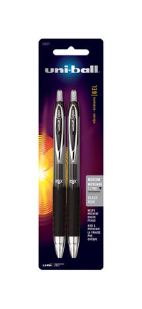 Uni-Ball Signo Black Retractable Gel Pen 2 pk (Pack of 6)