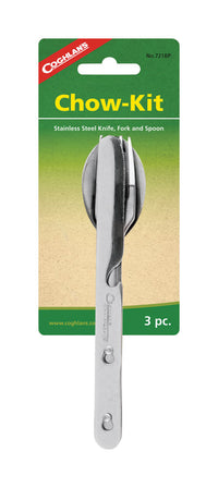 Coghlan's Chow-Kit Silver Camping Flatware 9.000 in. H X 2.375 in. W X 0.125 in. L 1 pk