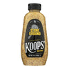 Koops' Mustard, Stone Ground Mustard - Case of 12 - 12 OZ