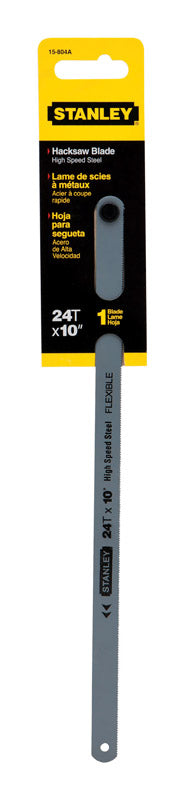 Stanley 10 in. High Speed Steel Hacksaw Blade 24 TPI 1 pk