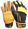 True Grip Work Gloves Black/Orange XL 1 pair