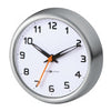 iDesign 3.8 in.   L X 3.8 in.   W Indoor Suction Analog Wall Clock Plastic Silver/White (Pack of 4).