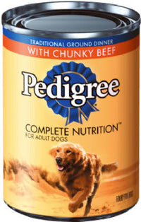 Canned Dog Food, Chunky Beef, Bacon & Cheese, 13.2-oz. Can (Pack of 12)