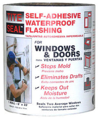 Flashing, Window & Door, Self-Adhesive, Waterproof, 6-In. x 33-Ft.