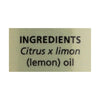 Aura Cacia - Essential Oil - Lemon - 2 fl oz