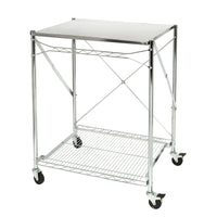 Honey-Can-Do 38 in. H X 30 in. W X 24 in. D Collapsible Utility Cart