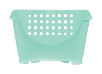 Homz 15 in. H x 11.5 in. W x 8.5 in. D Stackable Storage Bin (Pack of 6)