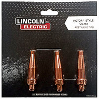 Acetylene Cutting Tips, Victor Series 3, 3-Pc.