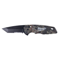 Milwaukee  Fastback  7-3/4 in. Flip  Spring Assisted Pocket Knife  Camouflage  1 pk