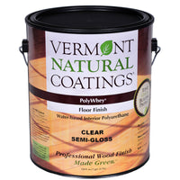 Vermont Natural Coatings  PolyWhey  Semi-Gloss  Clear  Water-Based  Floor Finish  1 gal. (Pack of 4)