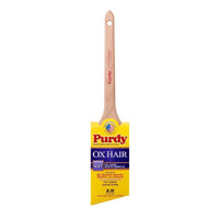 Purdy Ox-O-Angular Wood Handle Copper Ferrule Paint Brush 1/2 Thick x 2-3/8 L in.(Pack of 6)