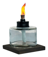 Tiki  Glass  4.4 in. Votive  Tabletop Torch