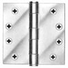 Tell Manufacturing HG100004 4.5" X 4.5" Satin Chrome Ball Bearing Hinges 3 Pack