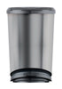 KIS 11 Nickel Tondo Step On Wastebasket (Pack of 4)