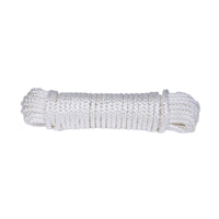 SecureLine Lehigh 3/16 in. D X 50 ft. L White Diamond Braided Nylon Rope