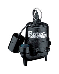 Flotec  Professional  1/3 hp 4080 gph Cast Iron  Tethered Float  Sewage Pump