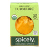 Spicely Organics - Organic Turmeric - Case of 6 - 0.45 oz.