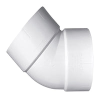 Charlotte Pipe Schedule 40 2 in. Hub X 2 in. D Hub PVC Elbow 1 pk