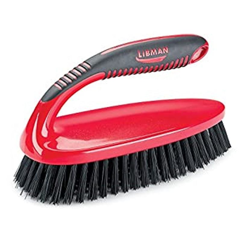 Libman Curved Kitchen Brush, Green