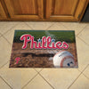 MLB - Philadelphia Phillies Rubber Scraper Door Mat