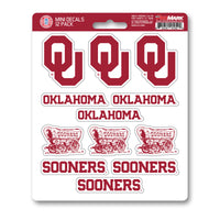 University of Oklahoma 12 Count Mini Decal Sticker Pack