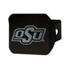 Oklahoma State University Black Metal Hitch Cover