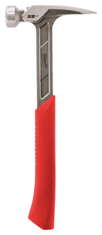 Milwaukee  22 oz. Milled Face  Framing Hammer  Steel Handle