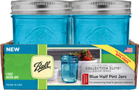 Ball  Collection Elite  Regular Mouth  Canning Jar  8 oz. 4 pk