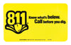 Call 811 Decal Pk/25