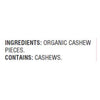 Woodstock Organic Cashews - Pieces - Raw - Case of 8 - 7 oz.