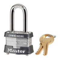 Master Lock  1-9/16 in. W Steel  Pin Tumbler  Padlock  1 pk Keyed Alike