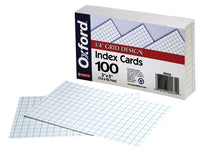 Oxford 2035 3 X 5 White Grid Ruled Index Cards 100 Count