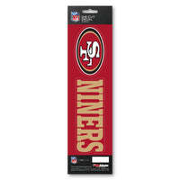 NFL - San Francisco 49ers 2 Piece Decal Sticker Set