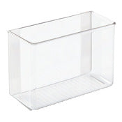 Interdesign 77010 3.5 X 8 X 5.5 Clear Plastic Linus Peel & Stick Laundry Organizer