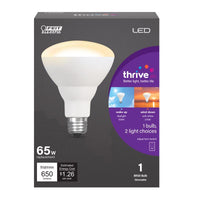 Feit Electric BR30 E26 (Medium) LED Smart Bulb Color Changing 65 Watt Equivalence 1 pk