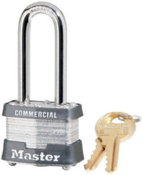 1-1/2 In. Laminated Keyed-Alike Padlock, 2-In. Long Shackle (Pack of 6)