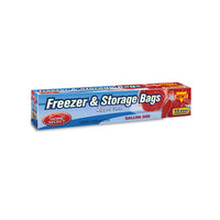 Freezer Bags, Zipper Seal, Gal., 15-Ct. (Pack of 24)