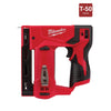 Milwaukee M12 D-Handle Black/Red Crown Stapler 3/8 in. W