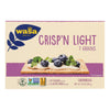 Wasa Crispbread Crisp 'N Light 7 Grain Crackerbread - Case of 10 - 4.9 oz.