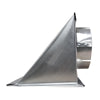 Builder's Best 4 in. L Metallic Silver Aluminum Dryer Vent