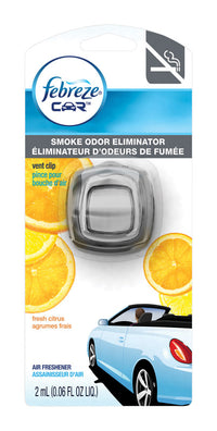 Febreeze 94729 .06 Oz Fresh Citrus Air Freshener Car Vent Clip (Pack of 8)