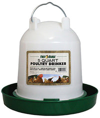 Free Range 4220 5 Quarts Plastic Poultry Water Fountain                                                                                               