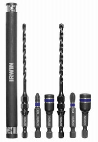 Tapcon Installation Drill/Drive Bit Set, 7-Pc.